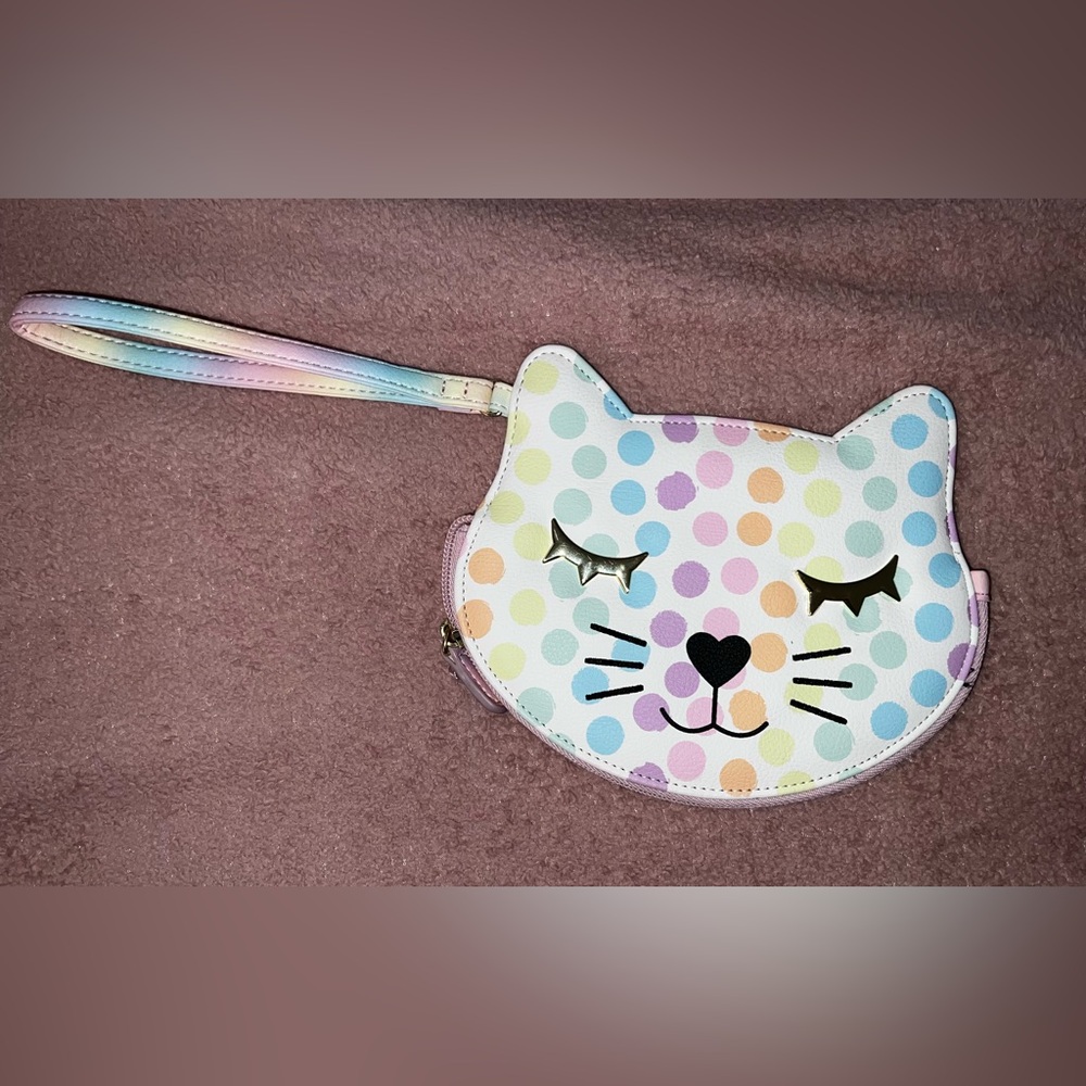 Betsy Johnson Wristlet Cat Purse